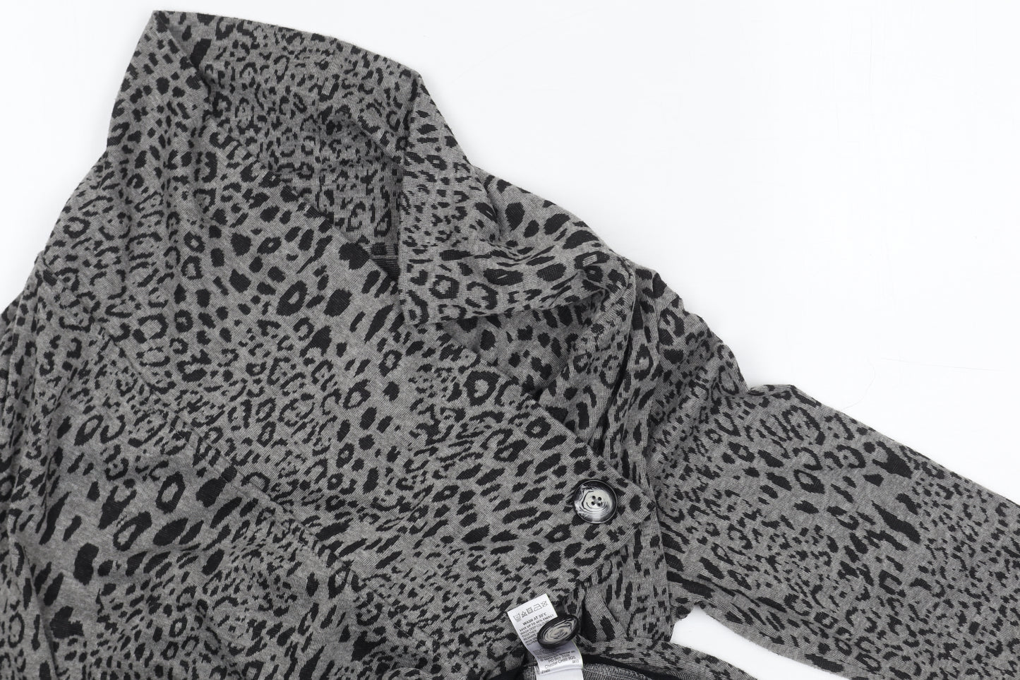 Marks & Spencer Women's Grey Animal Print Cardigan