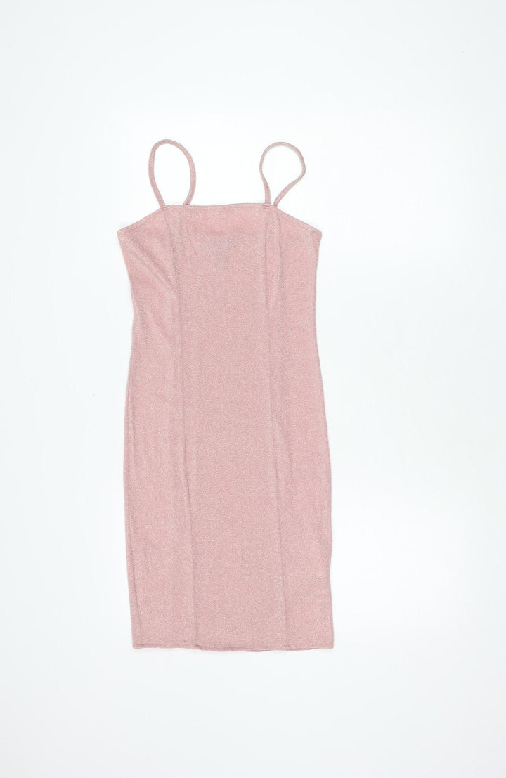 Forever 21 Women's Pink Mini Dress Size 8 Party Wear