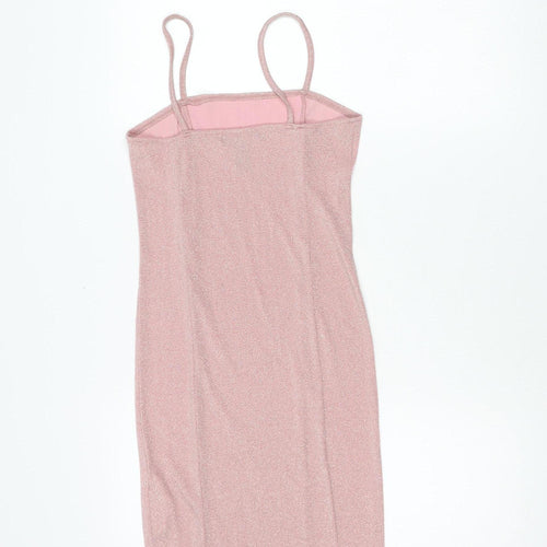 Forever 21 Women's Pink Mini Dress Size 8 Party Wear