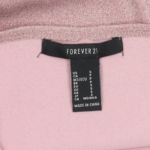 Forever 21 Women's Pink Mini Dress Size 8 Party Wear