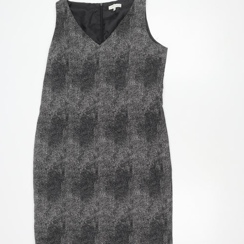 Lakeland Women's Black Sheath Dress Size 14 Sleeveless