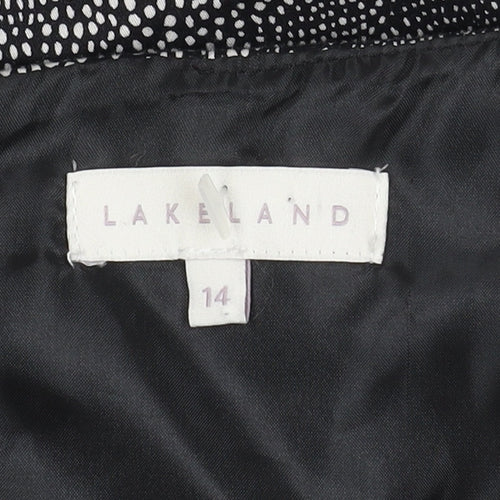 Lakeland Women's Black Sheath Dress Size 14 Sleeveless