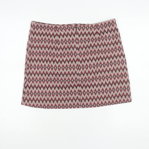 New Look Women's Multicoloured Short Skirt, Size 16