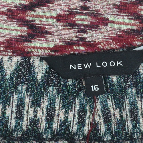 New Look Women's Multicoloured Short Skirt, Size 16