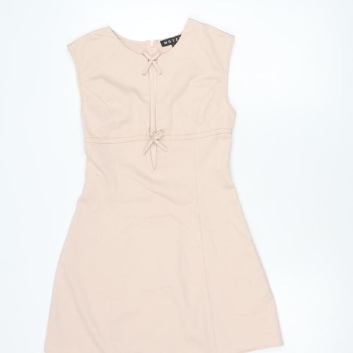 Motel Women's Beige XS A-Line Sleeveless Dress