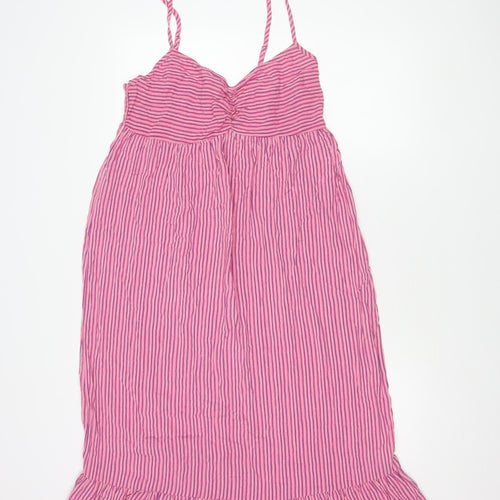 New Look Women's Multicoloured Slip Dress Size 14