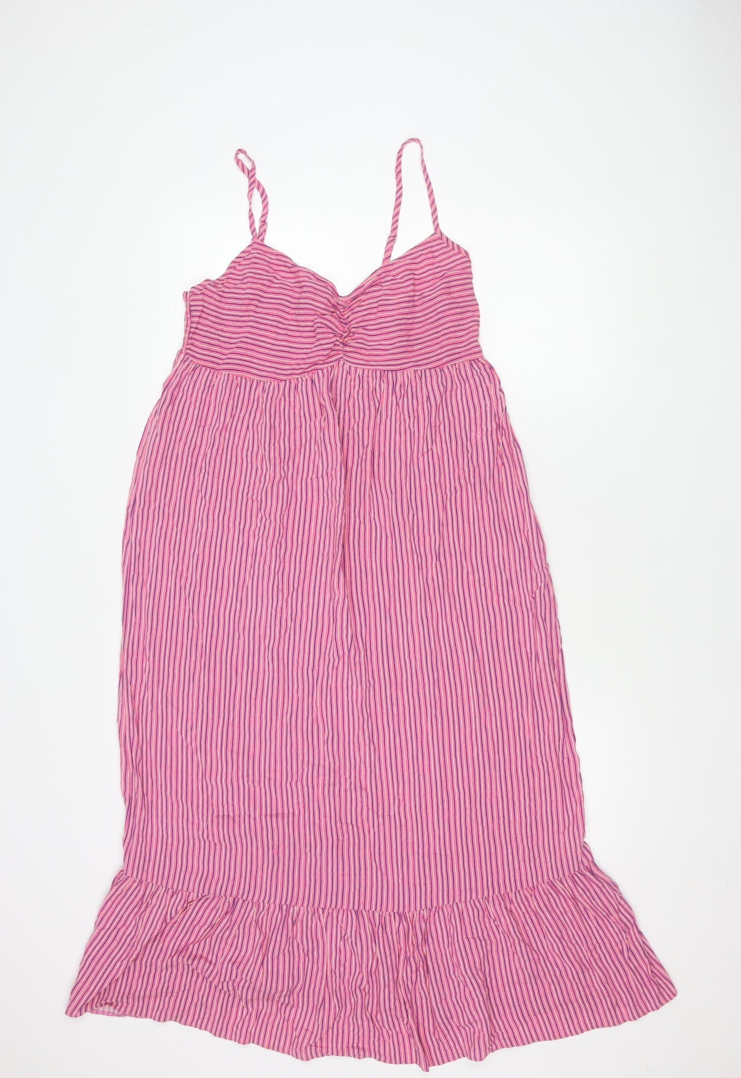 New Look Women's Multicoloured Slip Dress Size 14