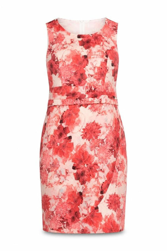 Front view of Your Sixth Sense Women's Multicoloured Floral Dress, size 12