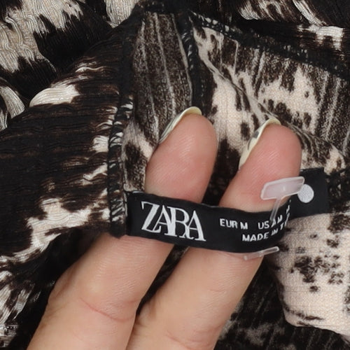 Zara Women's Animal Print Dress Size 12