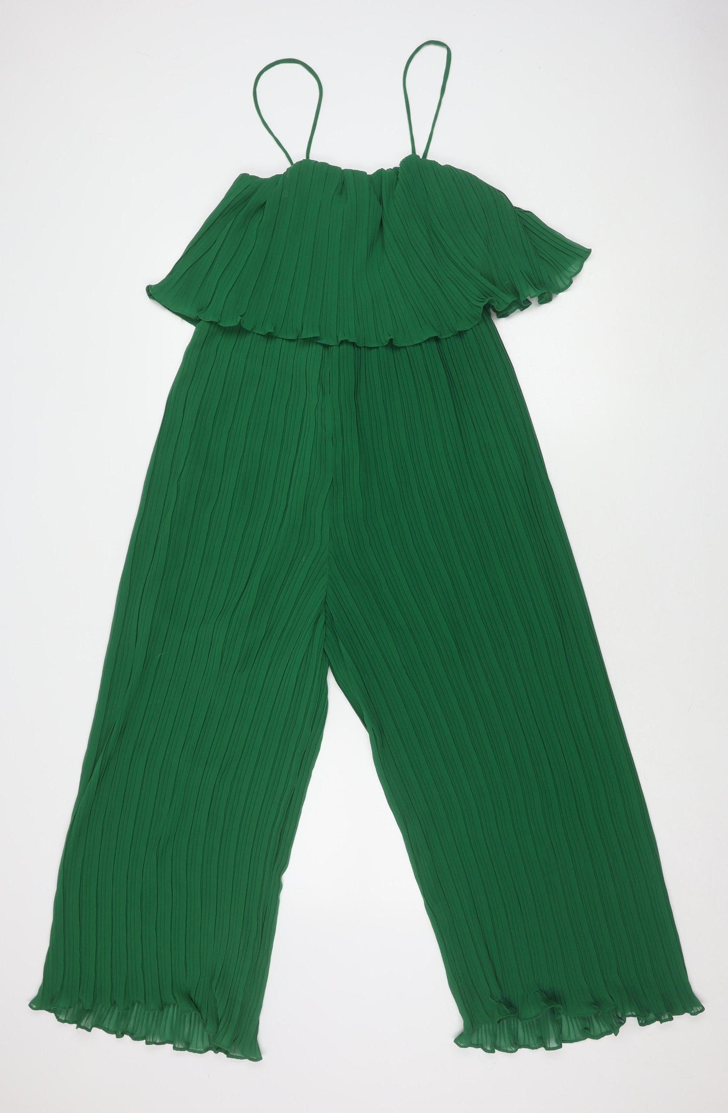 Zara Women's Green Sleeveless Jumpsuit S