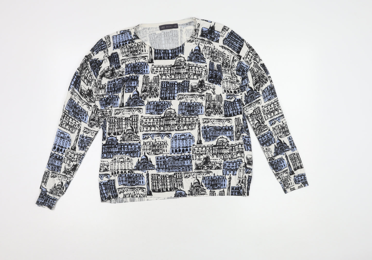 Marks and Spencer Women's Multicoloured Jumper, Size 14