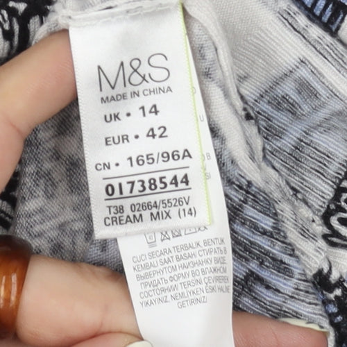 Marks and Spencer Women's Multicoloured Jumper, Size 14
