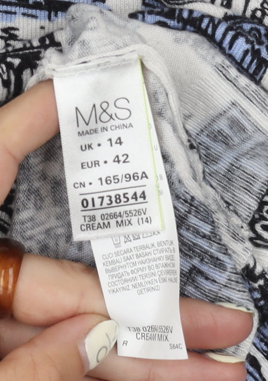 Marks and Spencer Women's Multicoloured Jumper, Size 14