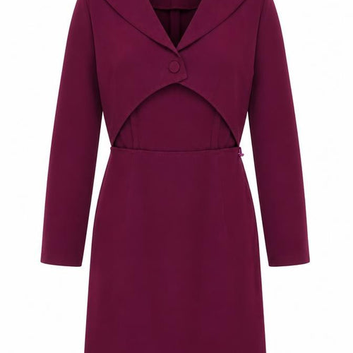 Boohoo Women's Purple Long Sleeve Dress Size 10