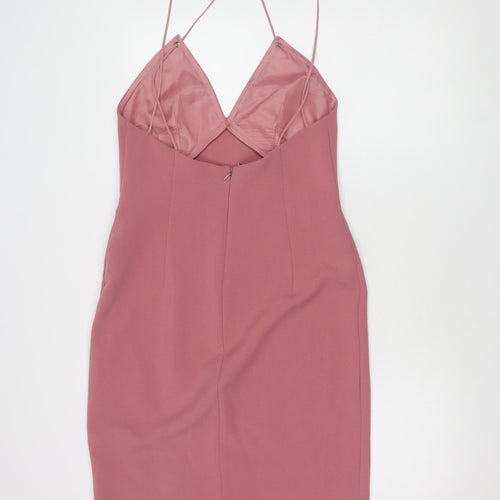 Topshop Women’s Pink Slip Dress, Size 12, Party