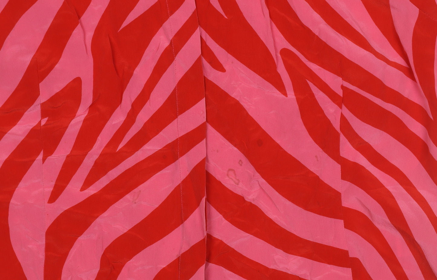 Debenhams Women's Red Silk Animal Print Blouse