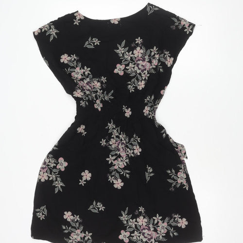 Apricot Women's Black Floral Dress Size 12