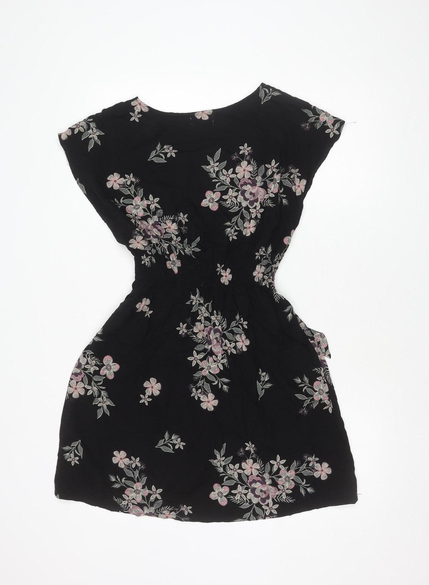 Apricot Women's Black Floral Dress Size 12