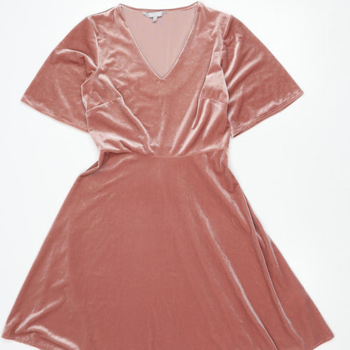 Red Herring Women's Pink A-Line Dress Size 10