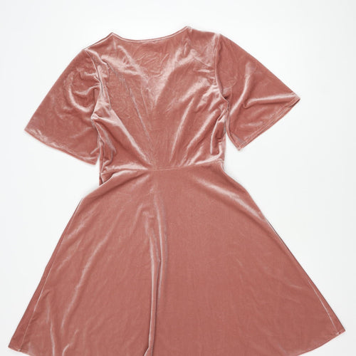 Red Herring Women's Pink A-Line Dress Size 10