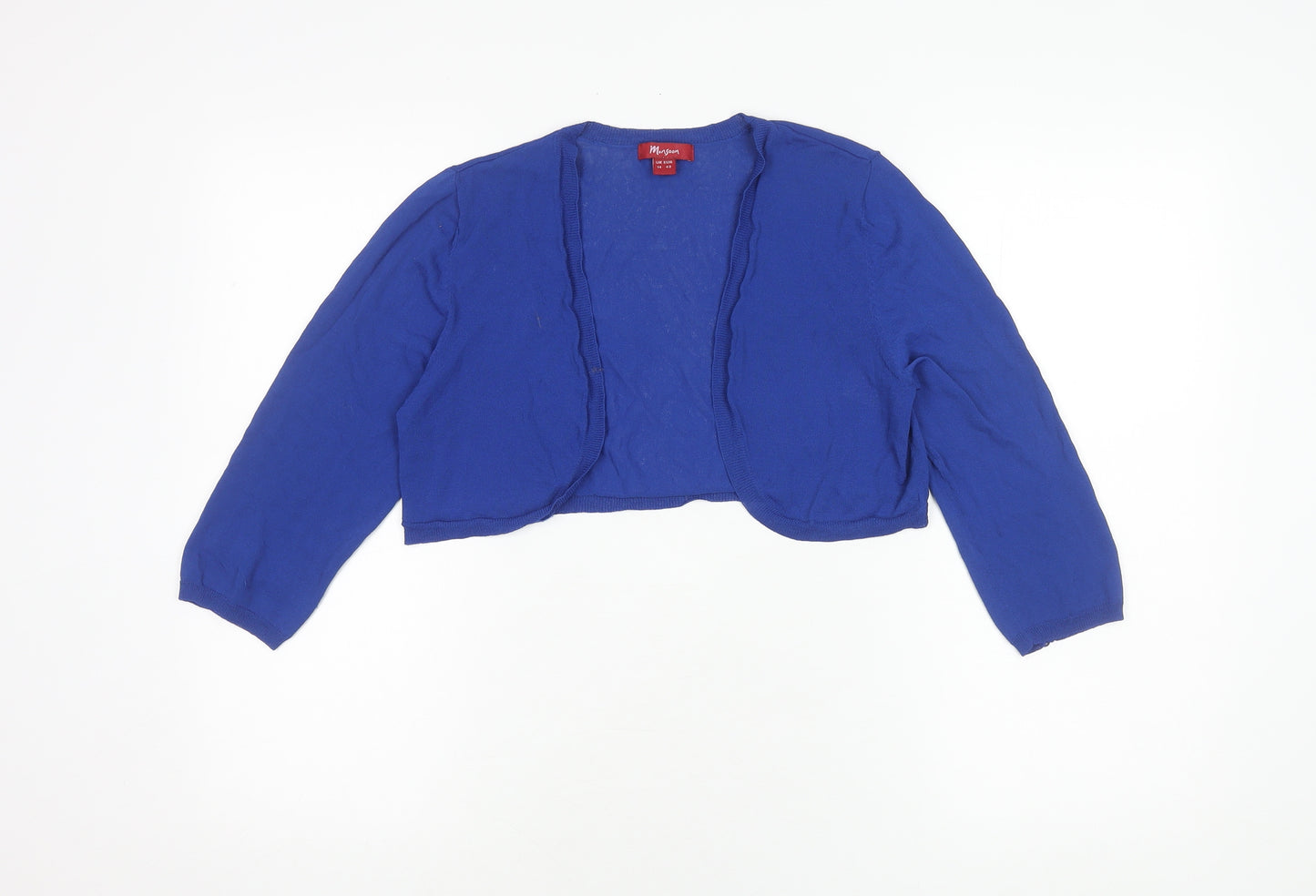Monsoon Women's Blue Cardigan UK Size 14 Long Sleeve