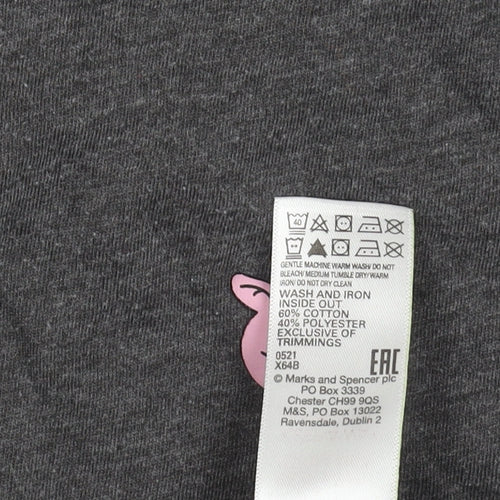 Marks and Spencer Women's Grey Percy Pig Nightshirt L