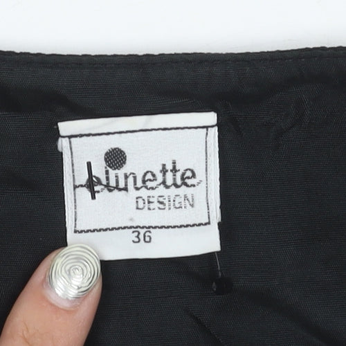 Linette Design Women's Black Cropped Blazer Size 8