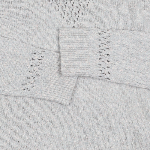 Fat Face Women's Grey High Neck Pullover Jumper Size 10