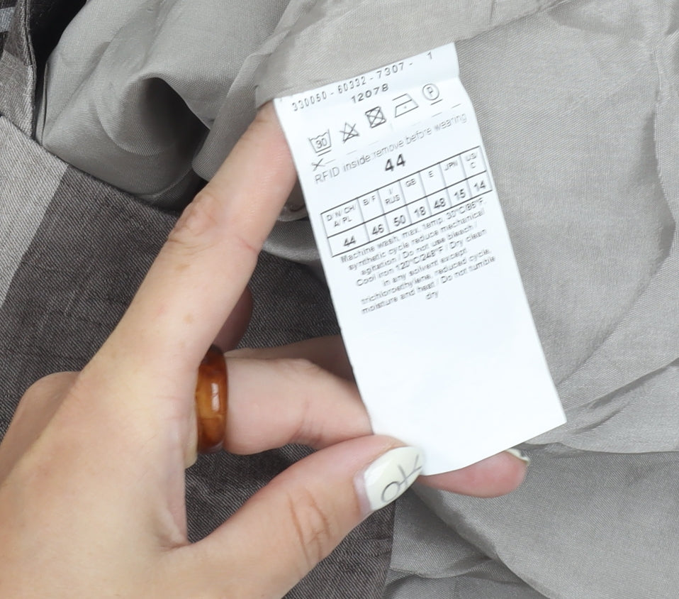 Gerry Weber Women's Brown Striped Blazer Size 16