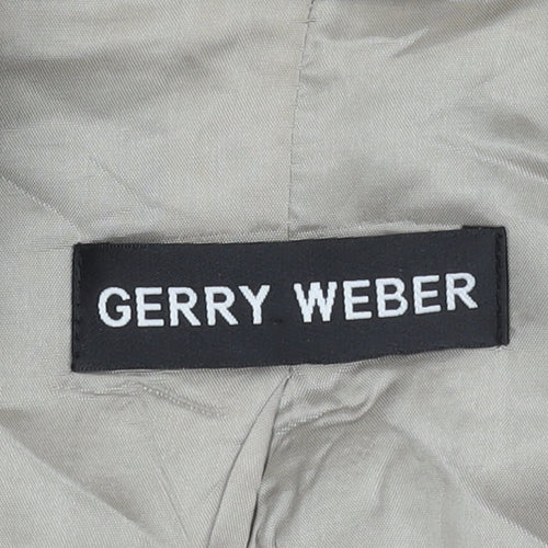 Gerry Weber Women's Brown Striped Blazer Size 16