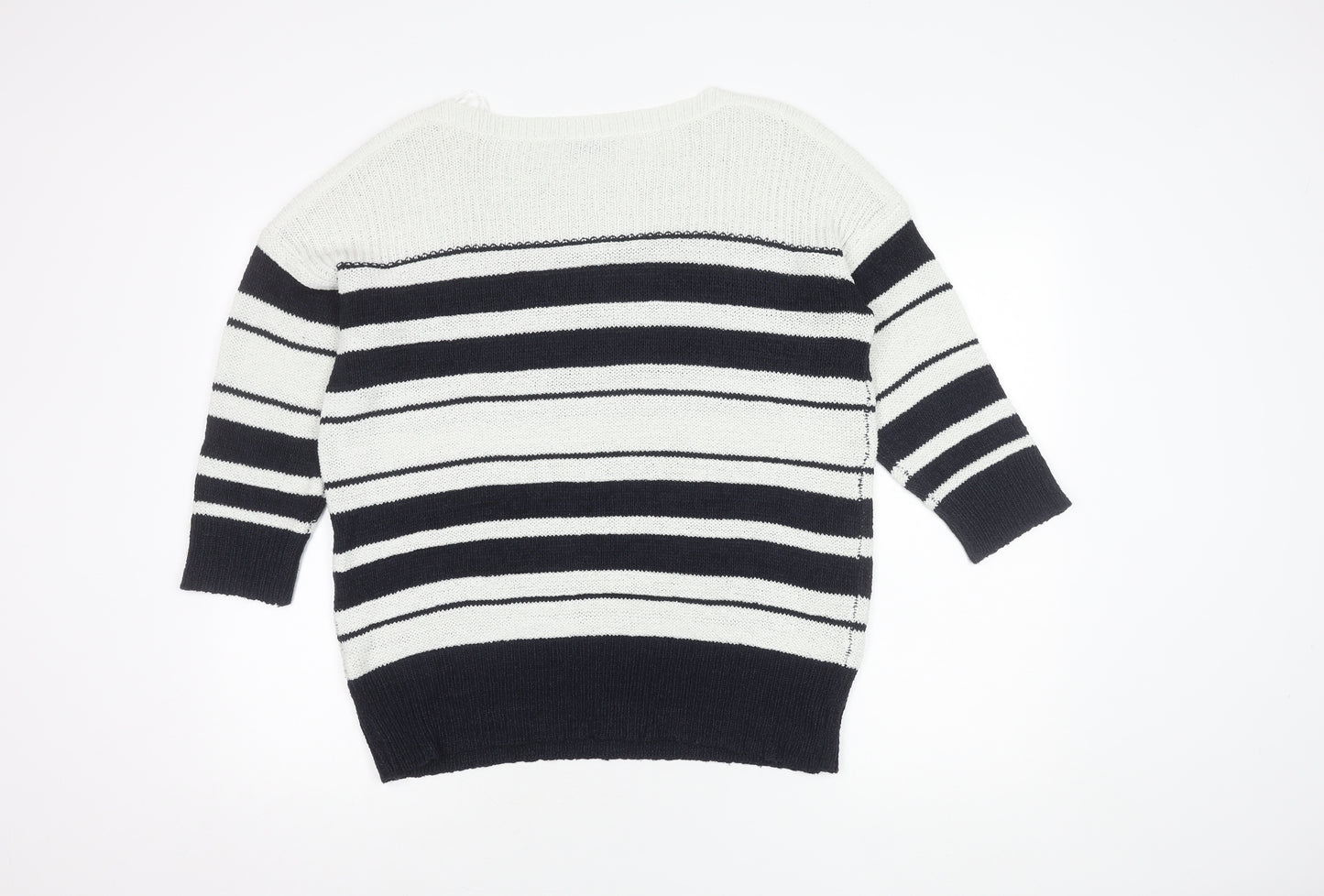 Wallis Womens Multicoloured Striped Pullover Jumper - L