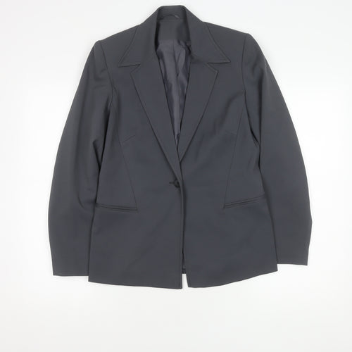Topshop Women's Grey Suit Jacket Size 12