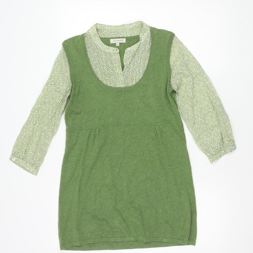 Rocha John Rocha Green Blouson Dress, Size 10, Women's Casual