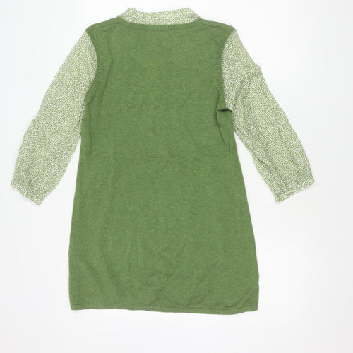Rocha John Rocha Green Blouson Dress, Size 10, Women's Casual