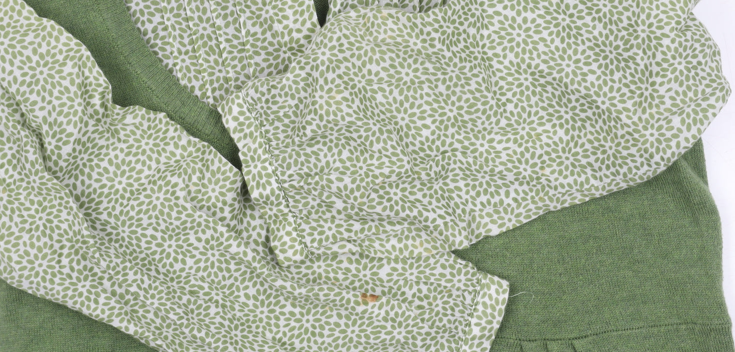 Rocha John Rocha Green Blouson Dress, Size 10, Women's Casual