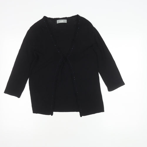 Wallis Women’s Black Sequin Cardigan Size 10