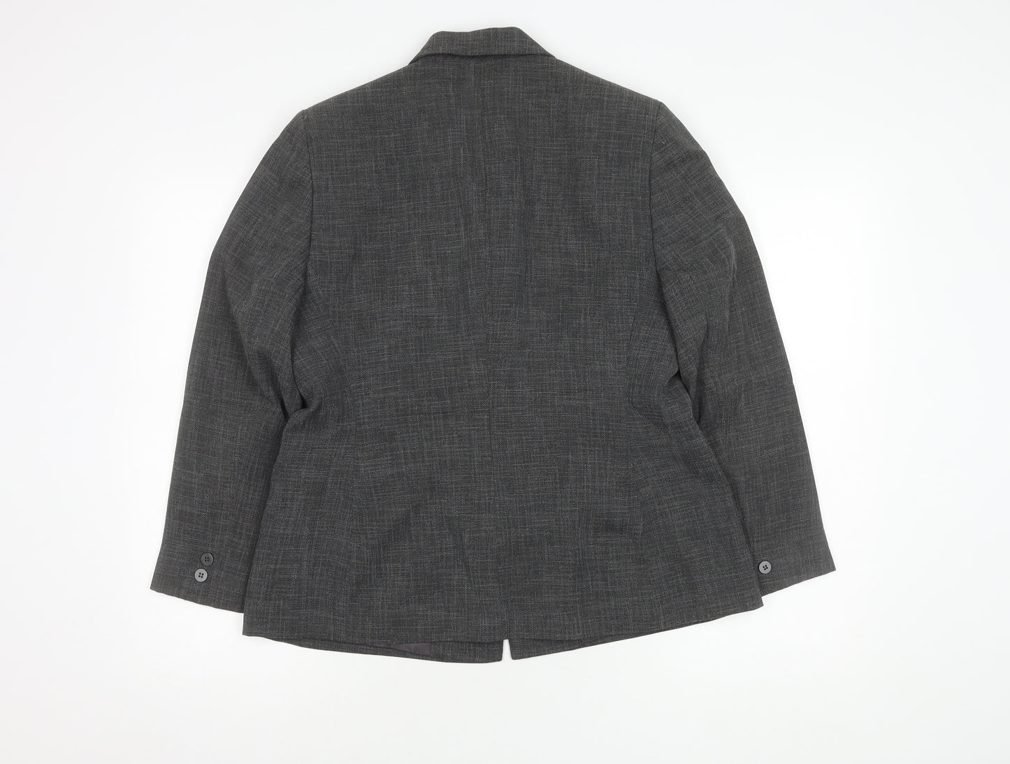 Planet Women's Grey Suit Jacket, Size 14, Classic Fit