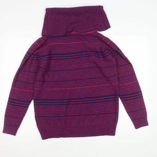 Isle Women's Multicoloured Cowl Neck Jumper - 14-16