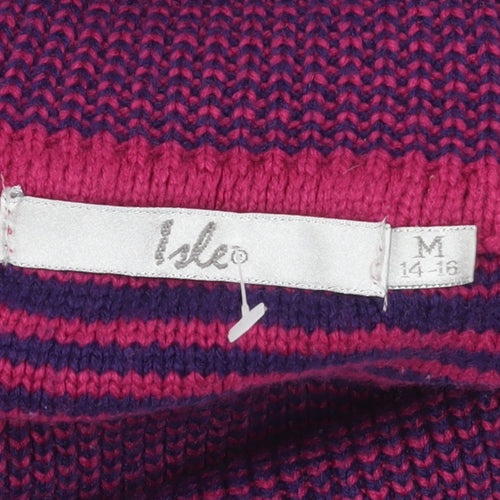 Isle Women's Multicoloured Cowl Neck Jumper - 14-16