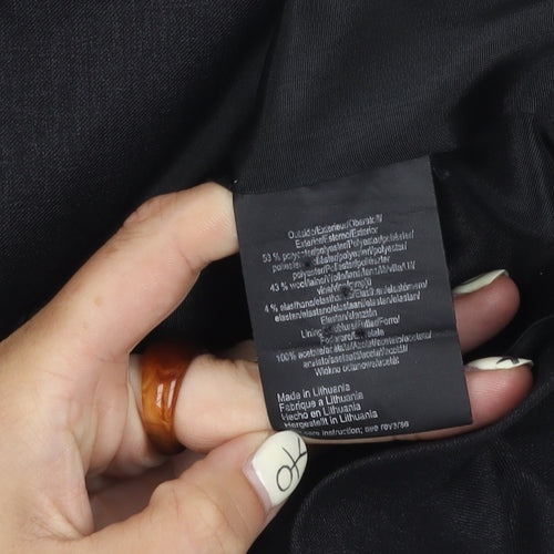 Mexx Women's Black Blazer Size 10 Classic Lined
