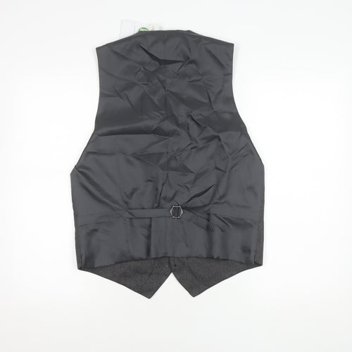 Marks and Spencer Men's Grey Waistcoat 38 Regular Fit