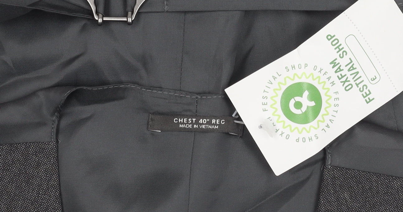 Marks and Spencer Men's Grey Waistcoat 38 Regular Fit