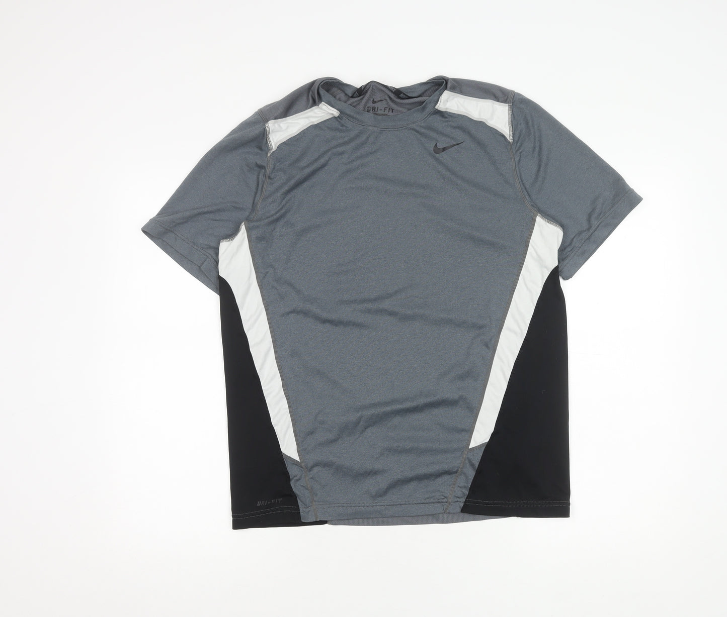 Nike Men's Grey Dri-Fit Activewear T-Shirt M