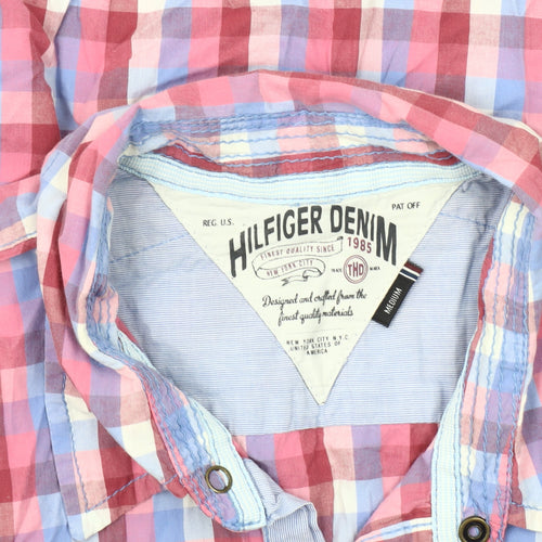Hilfiger Denim Men's Checked Short Sleeve Shirt M