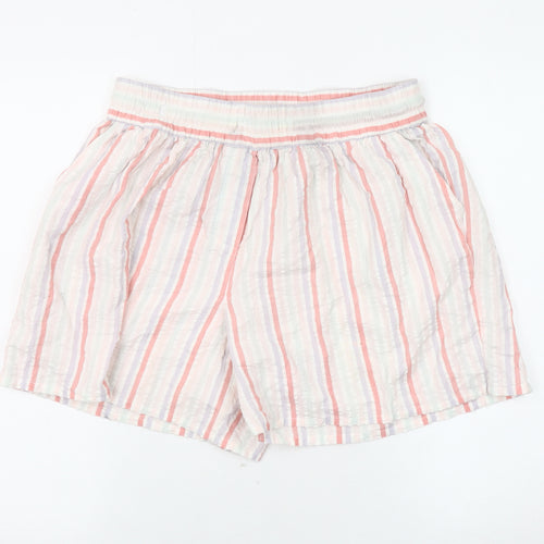 FatFace Women’s Multicoloured Cotton Sleep Shorts, Size 12