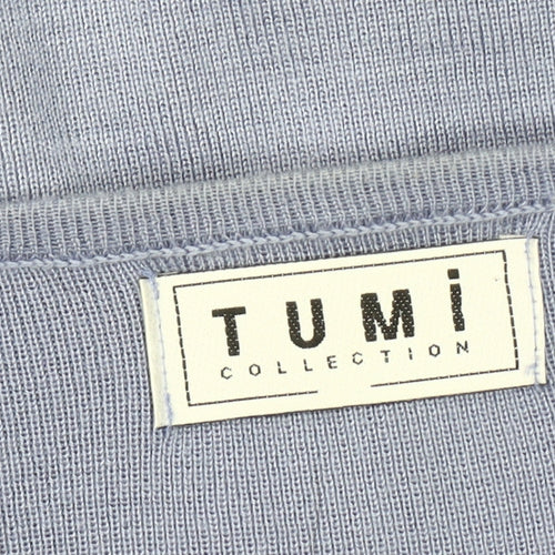 Tumi Collection Women's Blue Cardigan, One Size, Embroidered