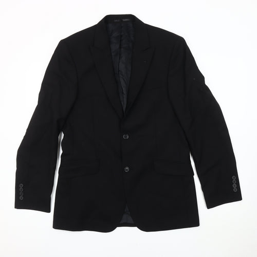 Lambretta Men's Black Blazer 38R Formal Jacket