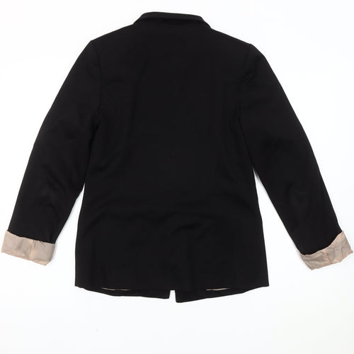 Oasis Women's Black Blazer, Size 10, Single-Breasted