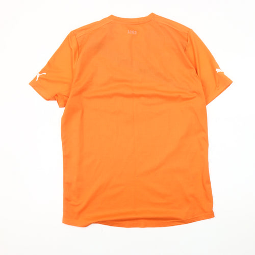 Puma Men's Orange Medium Football Jersey