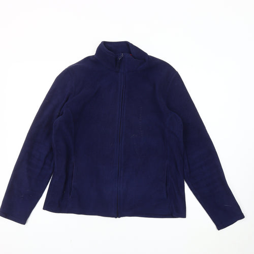 Marks and Spencer Women’s Blue Fleece Jacket Size 6